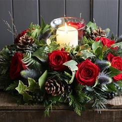 Christmas Table Centre - Beautiful Red Table Centre