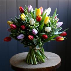   Walter Smith Collection - A Beautiful Bouquet of Classic Tulips
