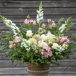 Walter Smith Flowers - Luxury Pink and White Country Basket