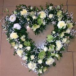Funeral Flowers - A Classic Beautiful Heart