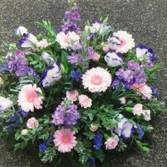 Funeral Flowers - Delightful Pink and Purple Posy