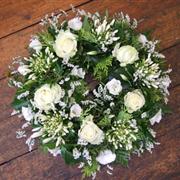 Funeral Flowers - Floral Wreath Delicate