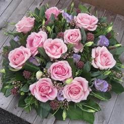 Funeral Flowers - Pink Rose Posy