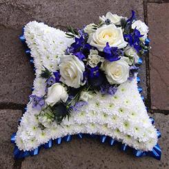 Funeral Flowers - Rose Pillow