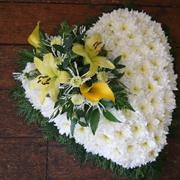 Funeral Flowers - Sympathy Hearts Collection