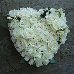 Funeral Flowers - The Joyous White Rose Memory 
