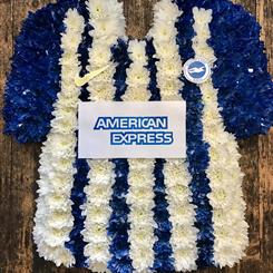 Funeral Flowers - Football Team Shirt Tribute 1