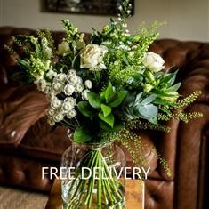 WS Letterbox Flowers -  A Beautiful White Simplicity