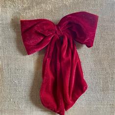 Christmas Extras - Soft Large Velvet Christmas Bow
