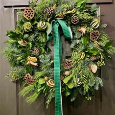 Christmas Wreath - The Green Fruits Wreath
